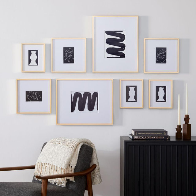 The Family Photo Wall, Polished Brass