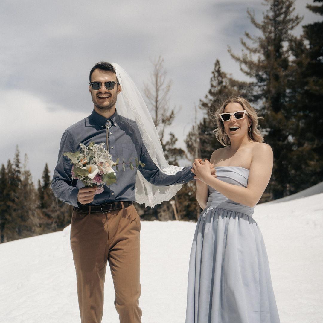 the hike to our elopement shenanigans
