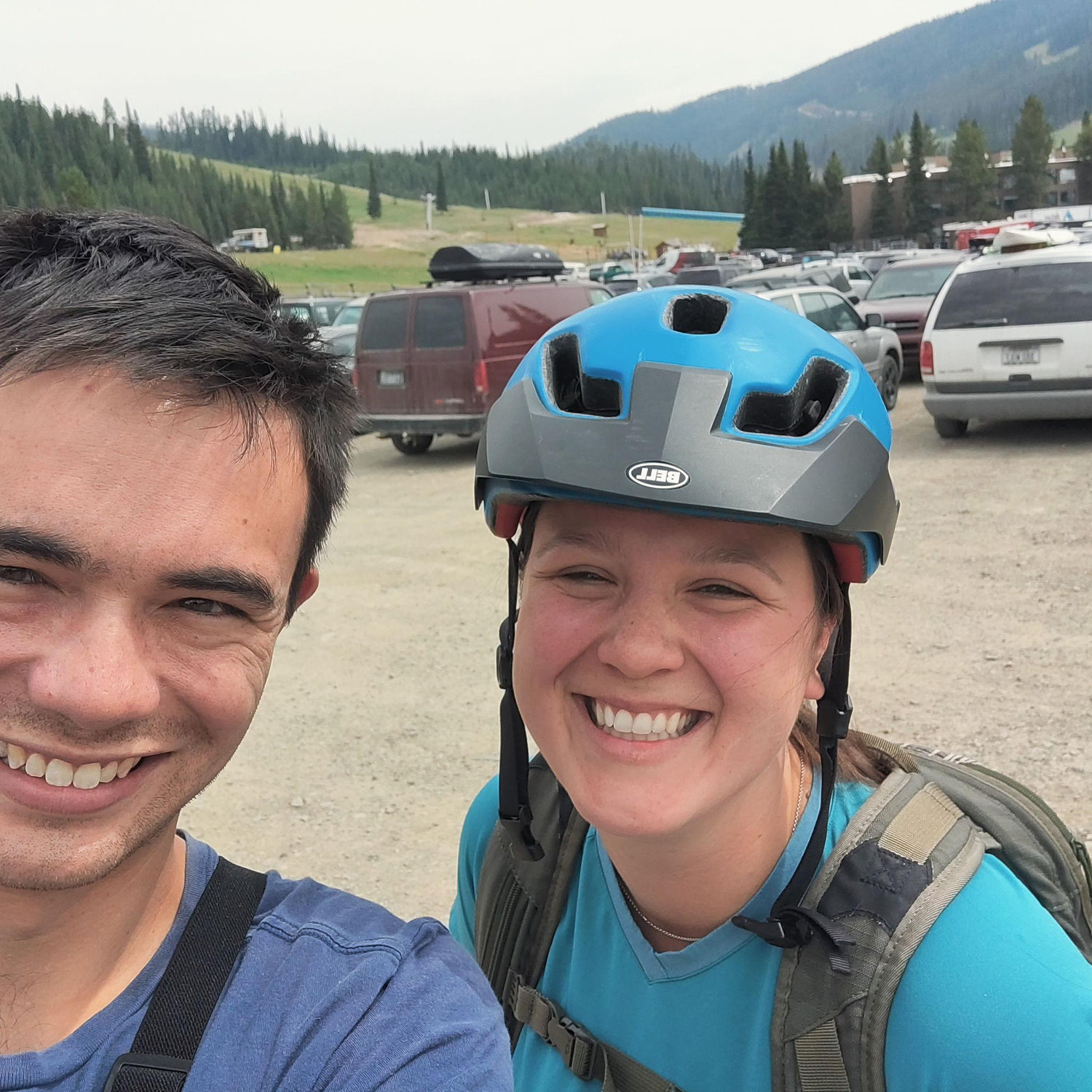 After a day on the mountain!
