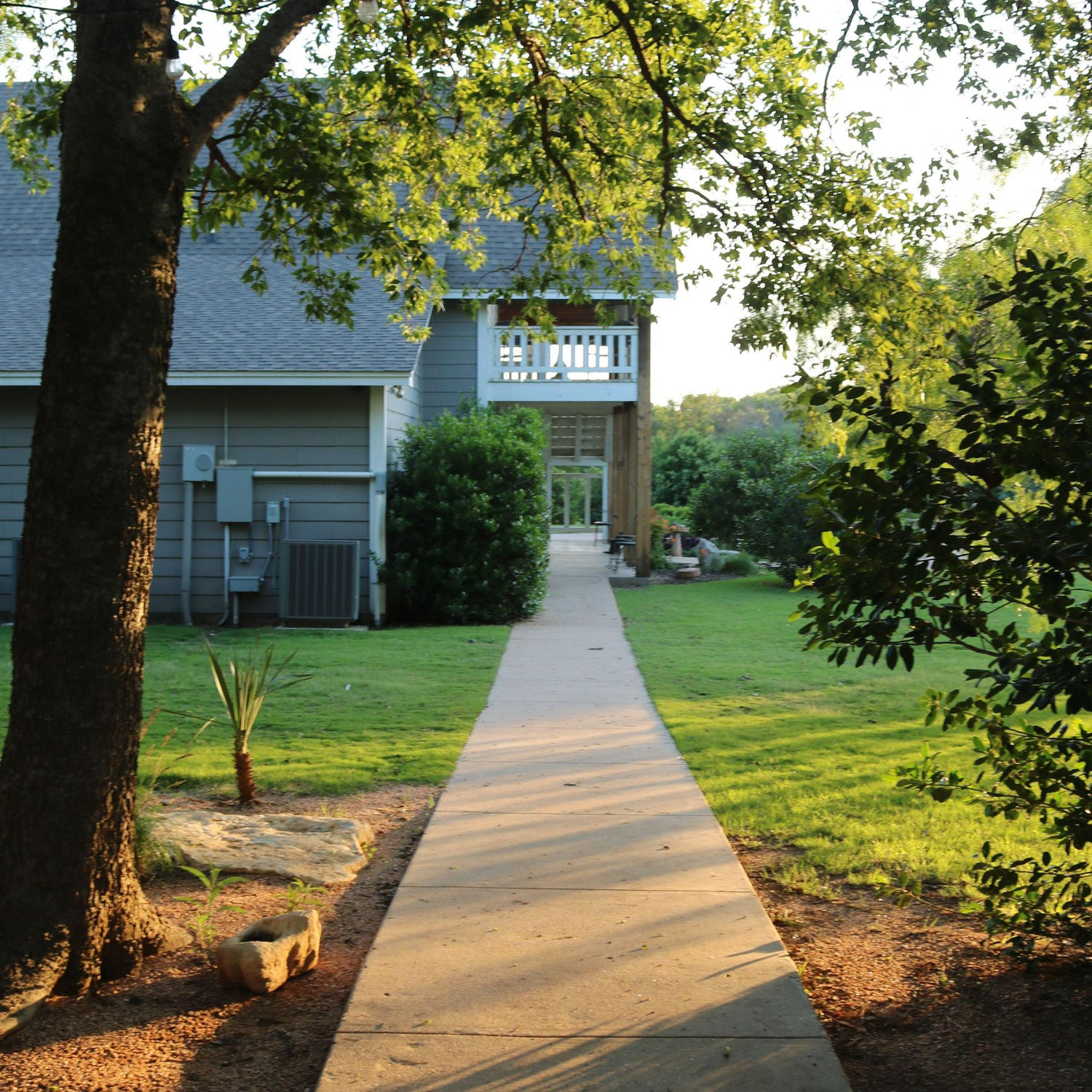 Walkway to ceremony