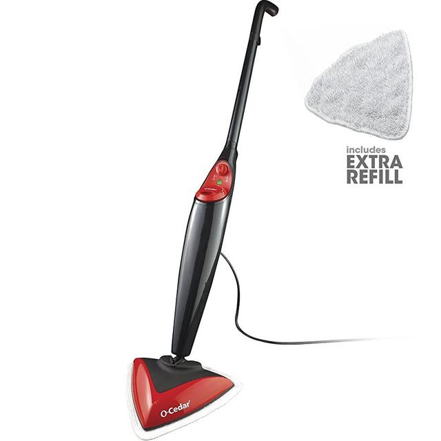 O-Cedar Microfiber Steam Mop with 1 Extra Refill