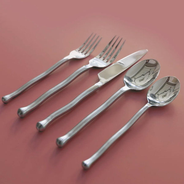 Exotique Platinum 20 Piece Flatware Set, Service for 4
