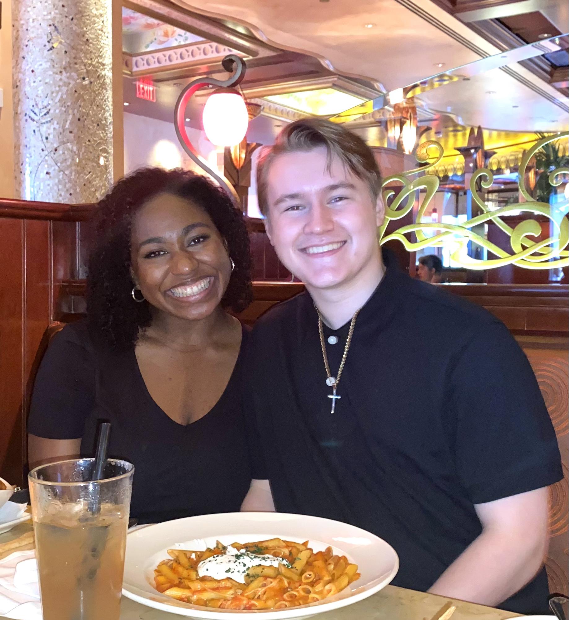 Here's us on my 18th birthday! You may recognize this picture from our save-the-date-- it's one of our favorites!