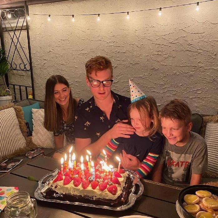 It was James's birthday and the first time Miranda met James's family!