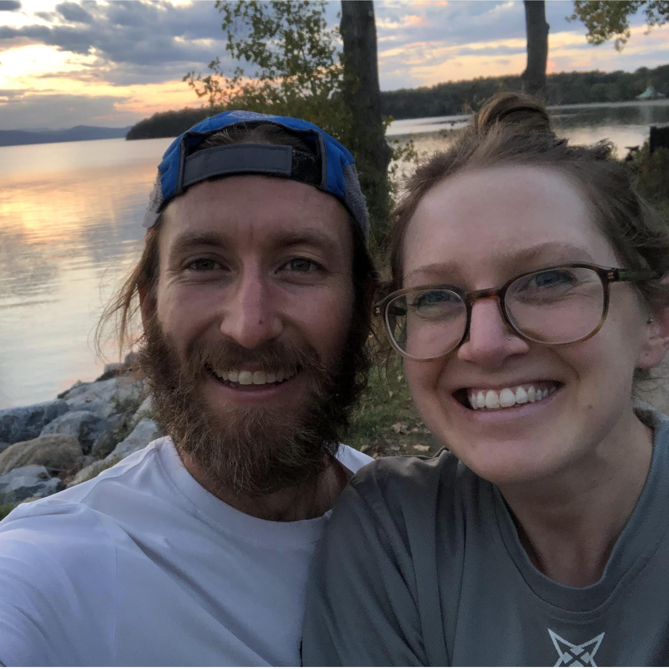 Sunset Club; a mid-run Burlington bike path photo.