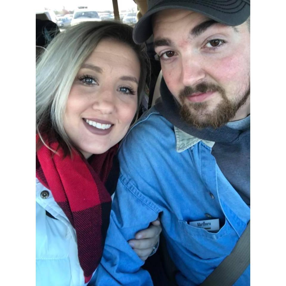 On the hunt for our First Christmas Tree together!