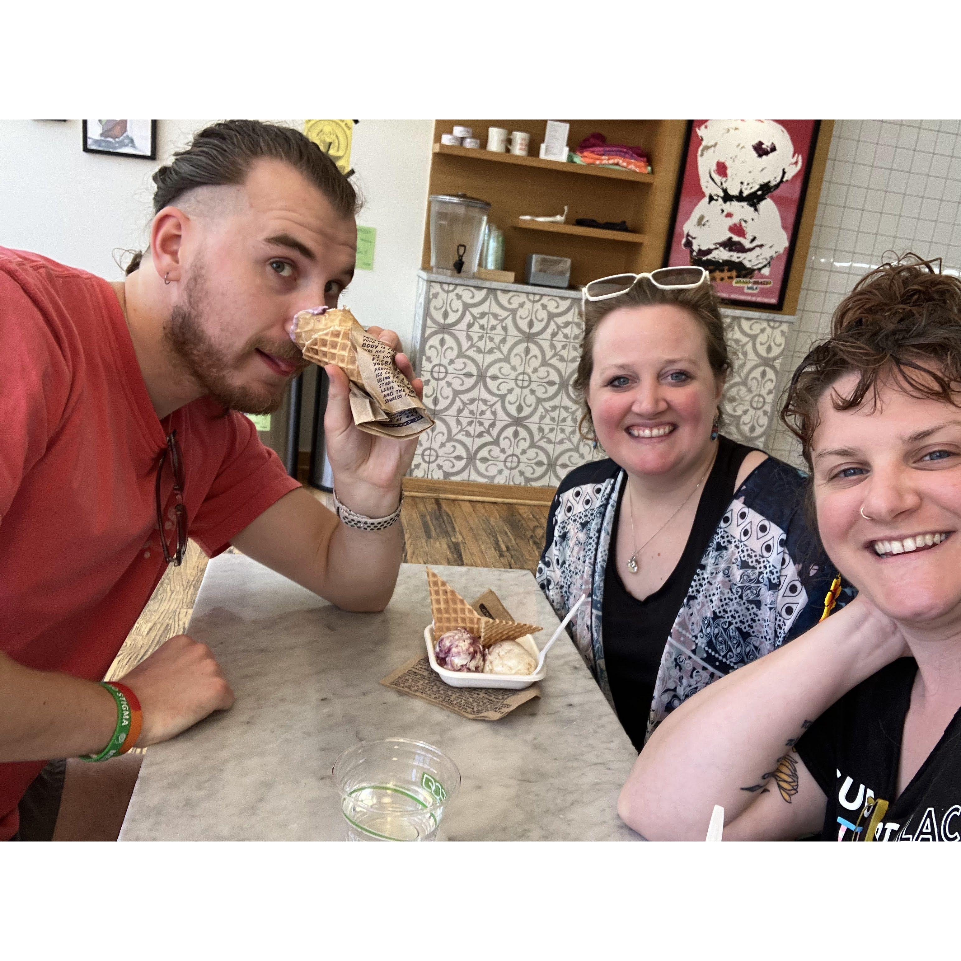 Jeni's with Betsy