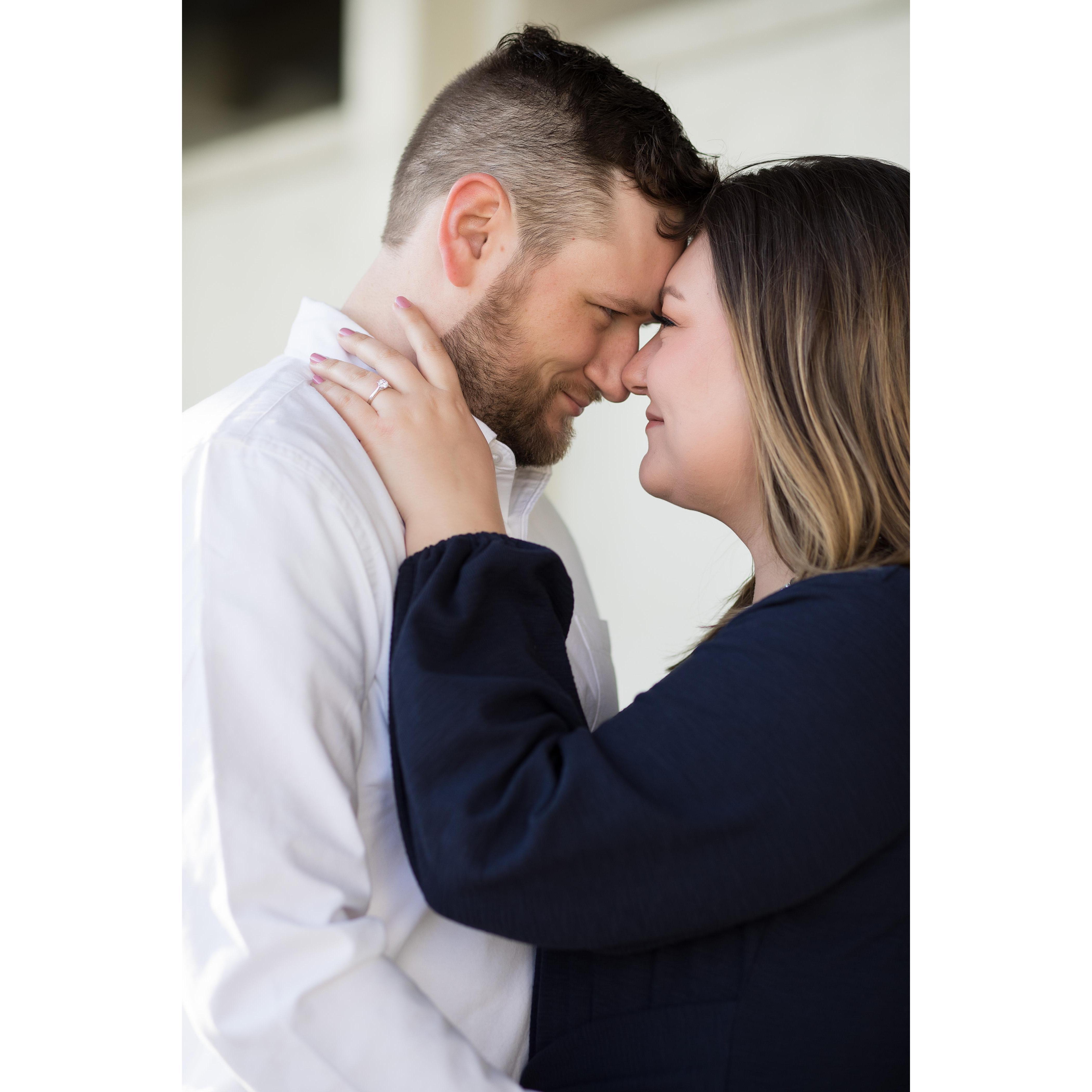 One of our engagement pictures by our wonderful photographer!
