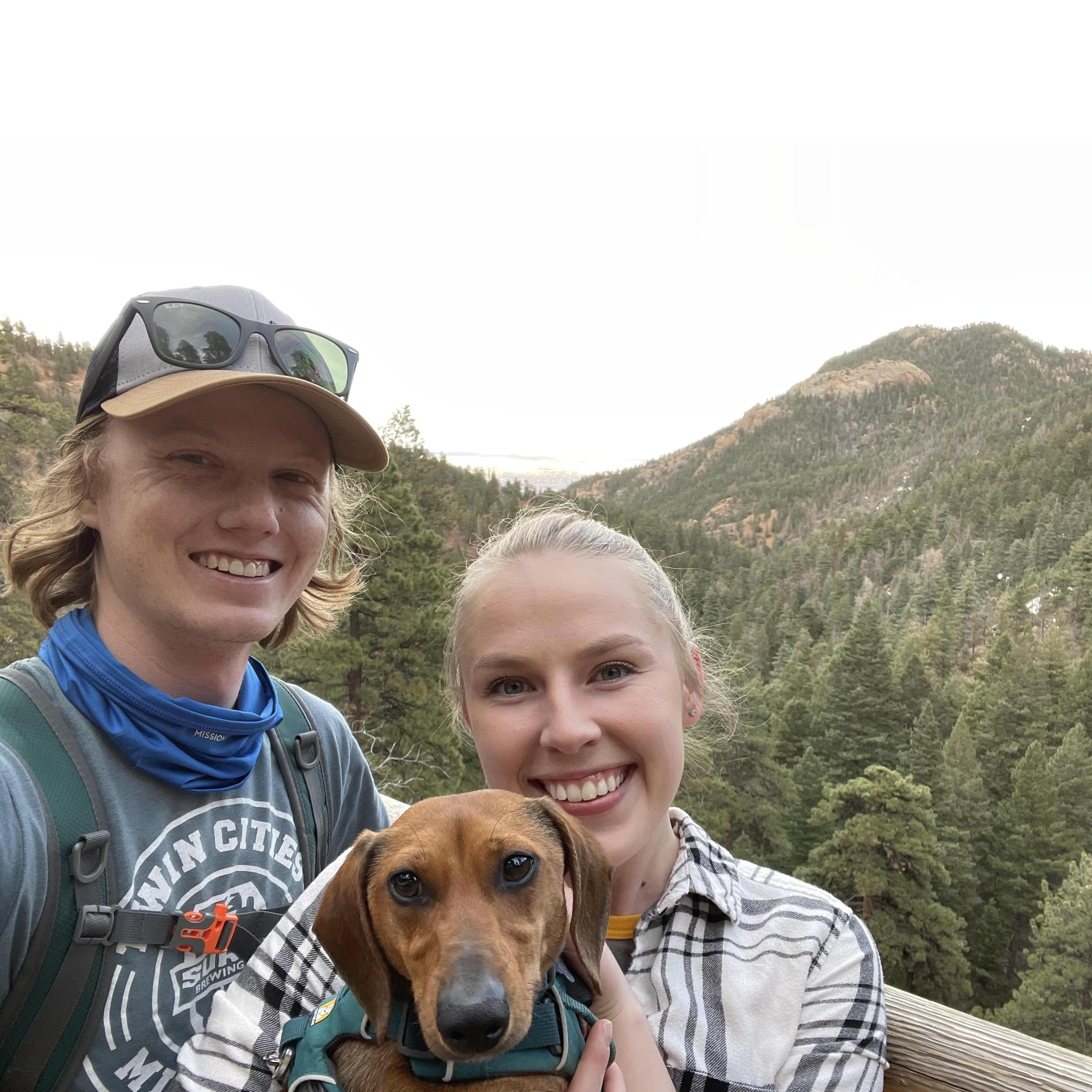 Hiking outside of Colorado Springs during our 2 month long trip last spring. We stayed in Colorado for 1 month before moving on to Utah for the next month.