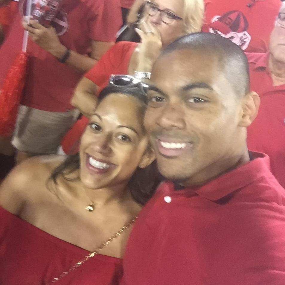 Michelle's first UGA game