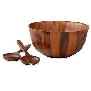 B. Smith® 3-Piece Wood Salad Server Set