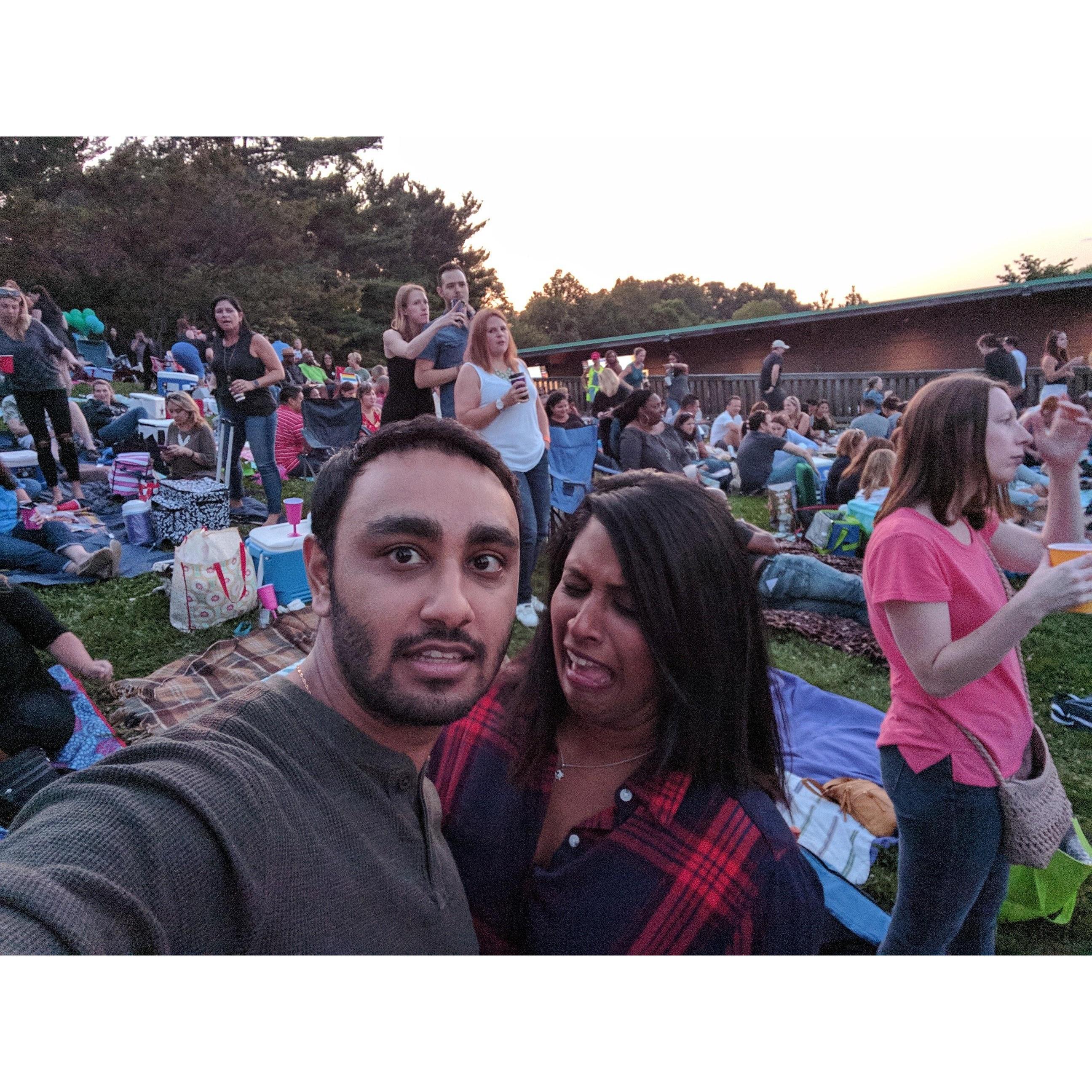 My favorite picture of us. Guess who loves it more