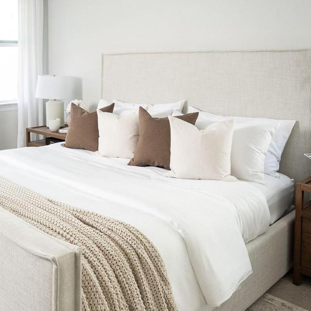 DELITE | Bamboo Lyocell Duvet Cover | Organically Grown | Luxuriously Soft | Zipper Closure | King | Classic White