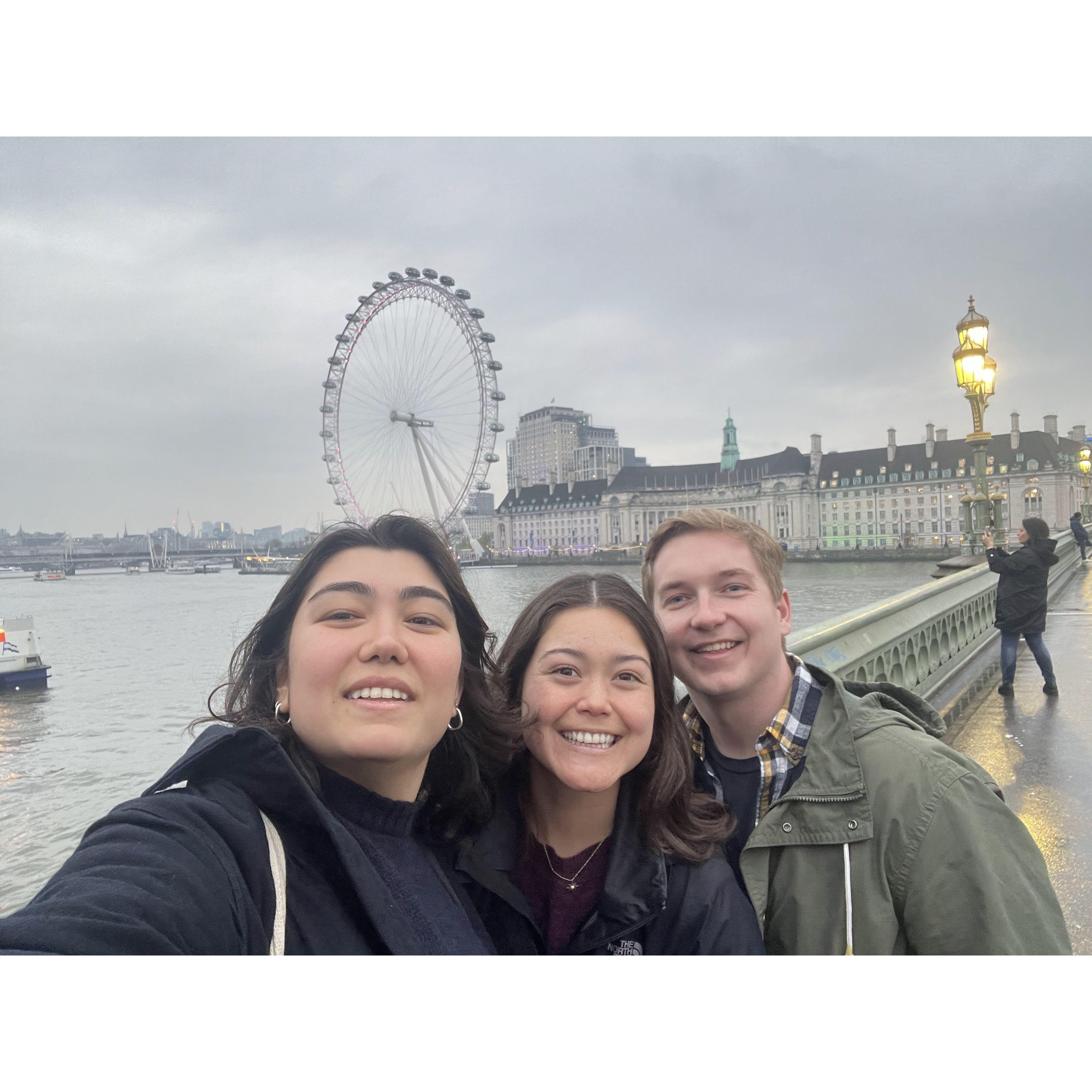 Our first international trip together to visit Ilayda in London