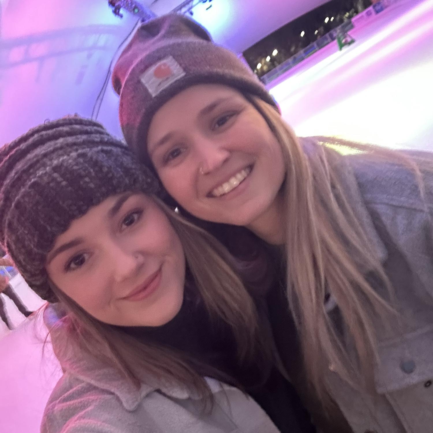 Ice skating at the metropark rink