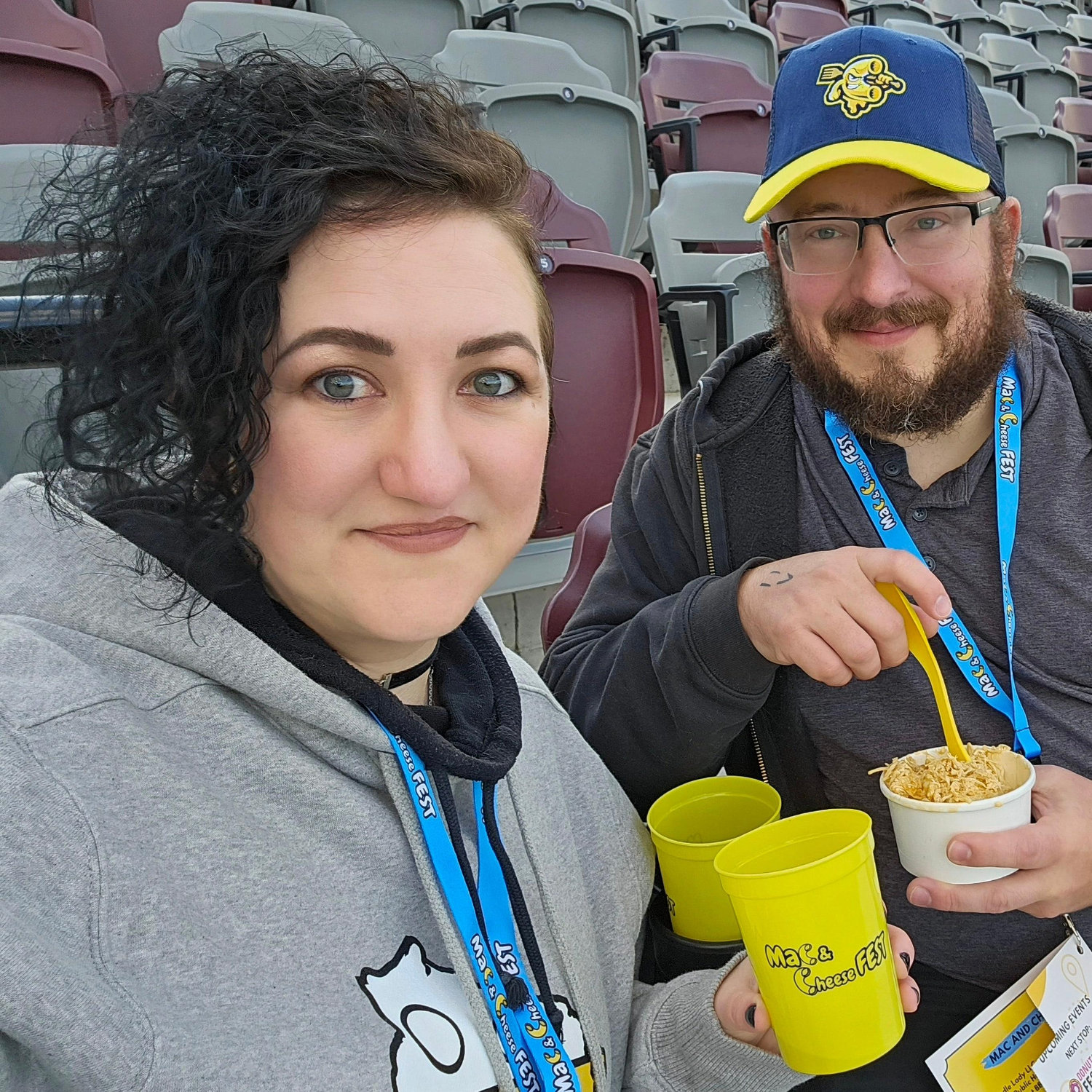 First Anniversary! Celebrated with lots of cheesy goodness - both the lovey dovey kind, and the mac & cheese kind!