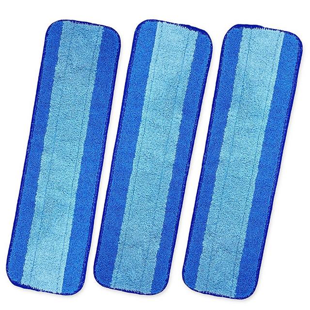 Turbo Mop Pads for Bona - Microfiber Reusable Mop Floor Pad Replacement for Bona Hardwood Floor Cleaner (3 Pack)