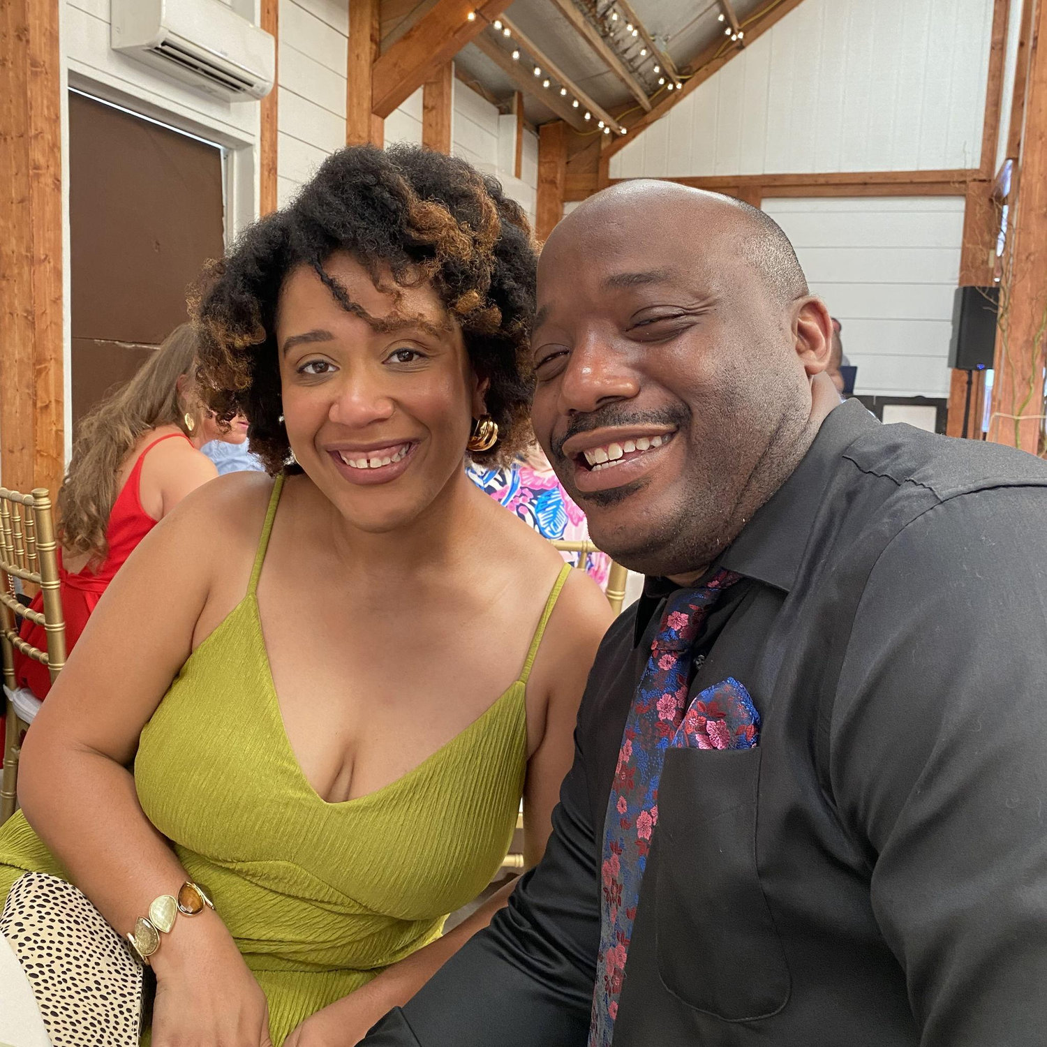 Celebrating a friend's wedding