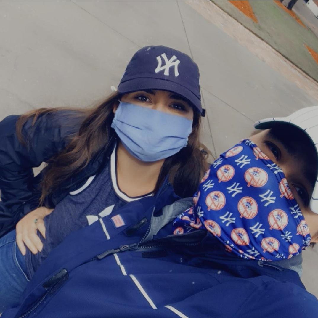 First Yankee game! *masks required*