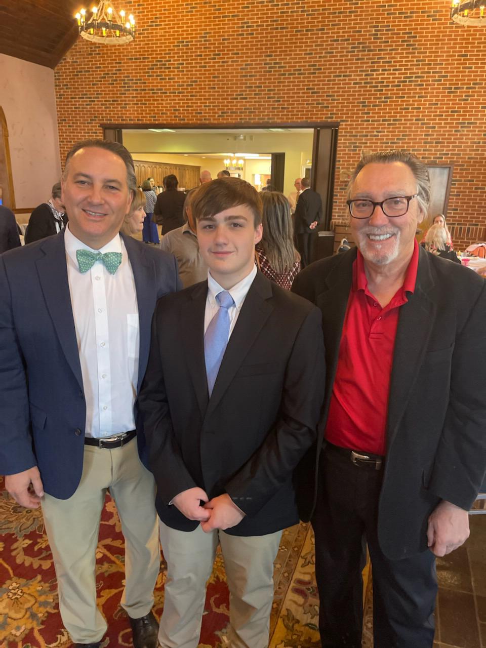 Ian’s Confirmation Scott, Ian & Papa Jerry