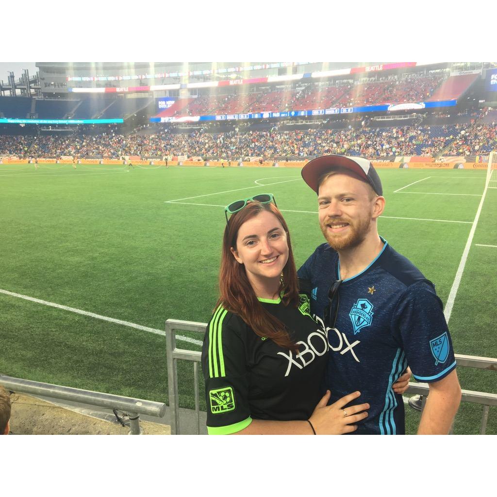 First Seattle Sounders Game
June 2018