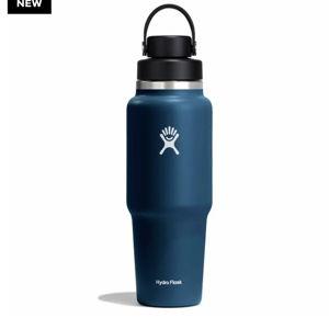 32 oz Wide Mouth Travel Bottle with Flex Chug Cap in Indigo