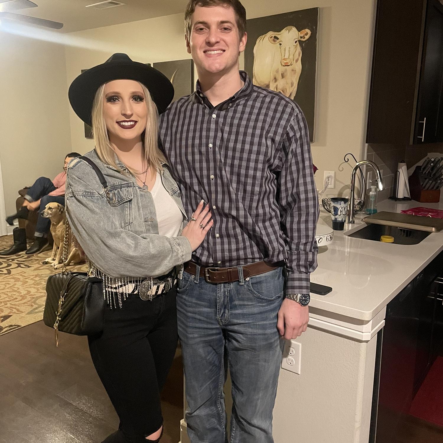 One of our first dates!