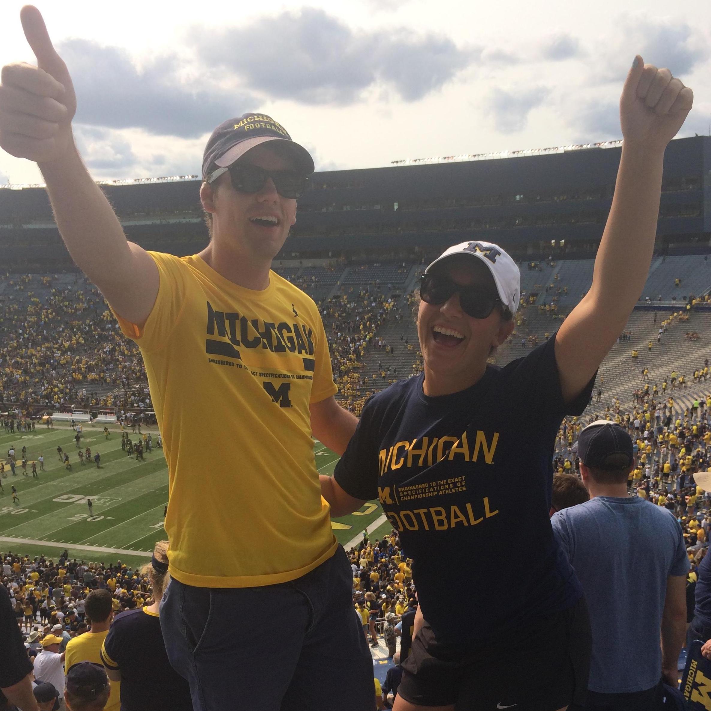 Michigan football! 2018