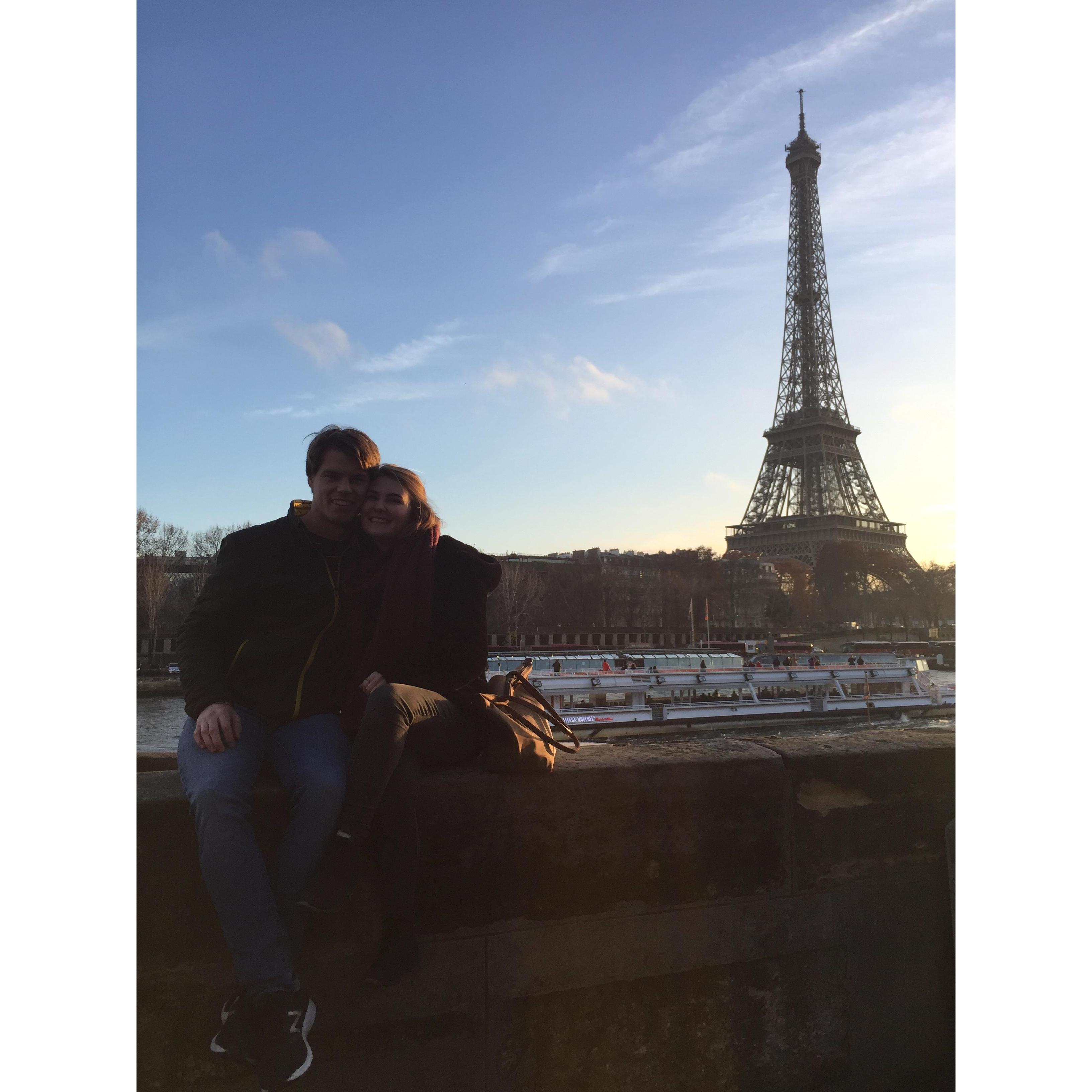 When Josiah came to pick Whitney up from her study abroad in France