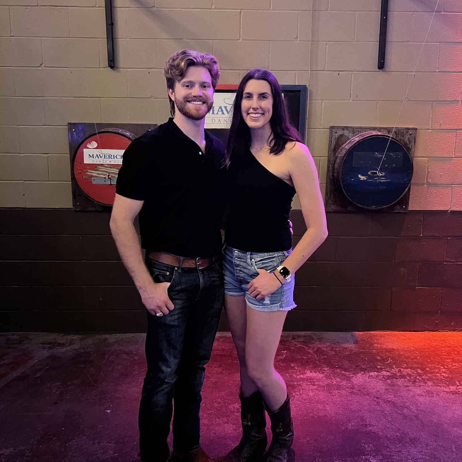 Riley and Clinton continued to explore Austin together and love to go country dancing with friends!