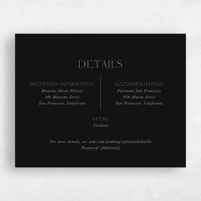 Black Wedding Enclosure - Bayeux