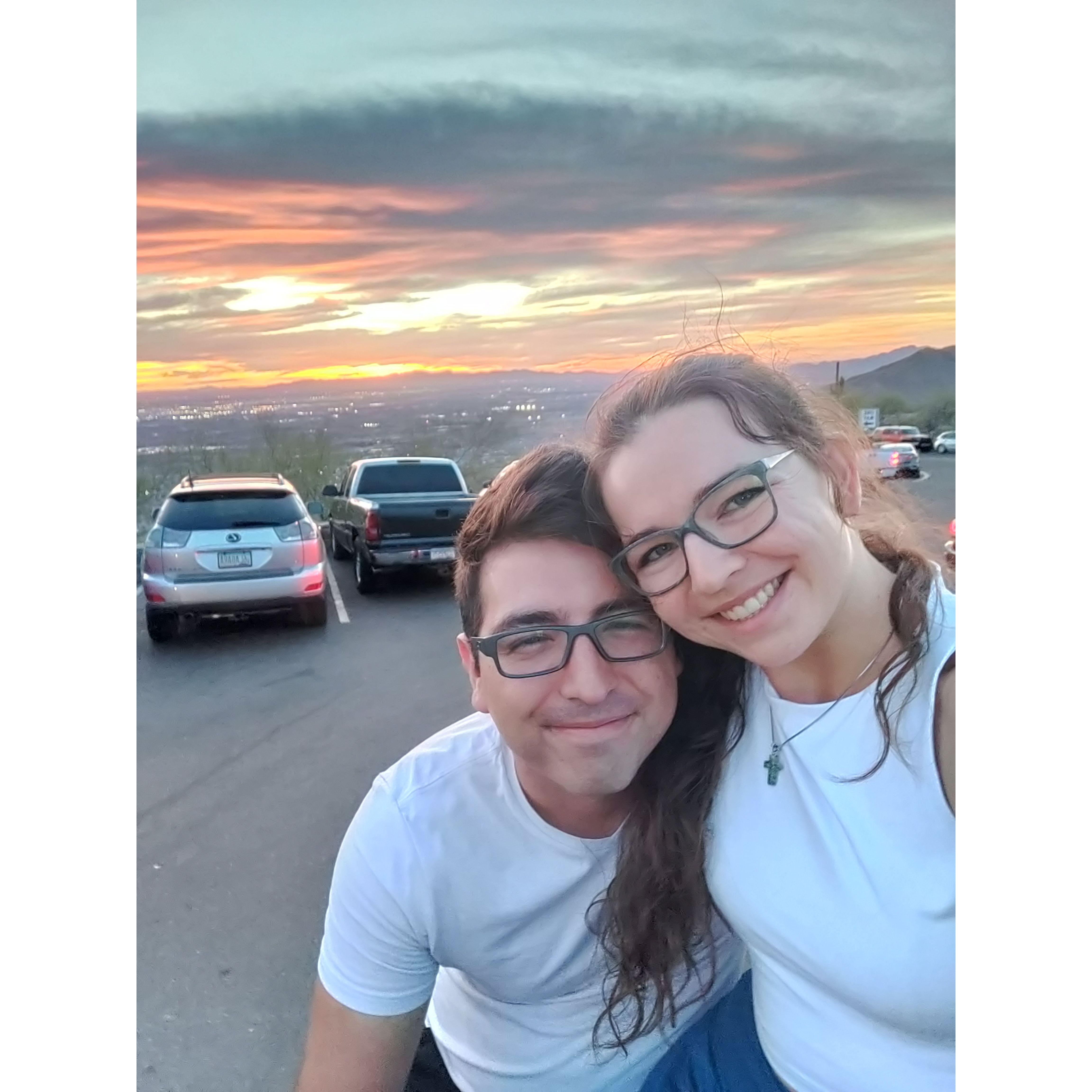 Our first date! June 4th 2022, South Mountain.