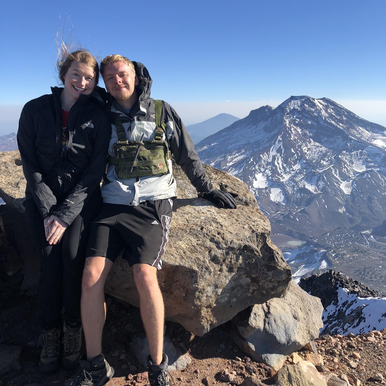 At the summit of Middle Sister