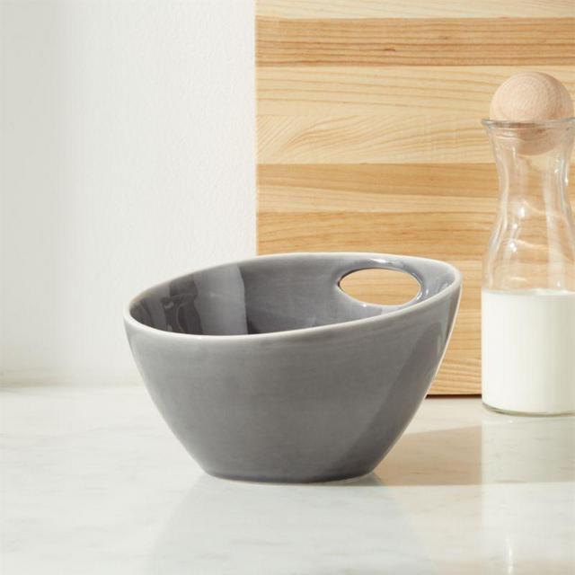 Angle Grey Small Mixing Bowl