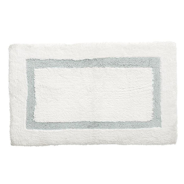 Morgan Memory Foam Bath Mat, 21x34", Dark Porcelain Blue