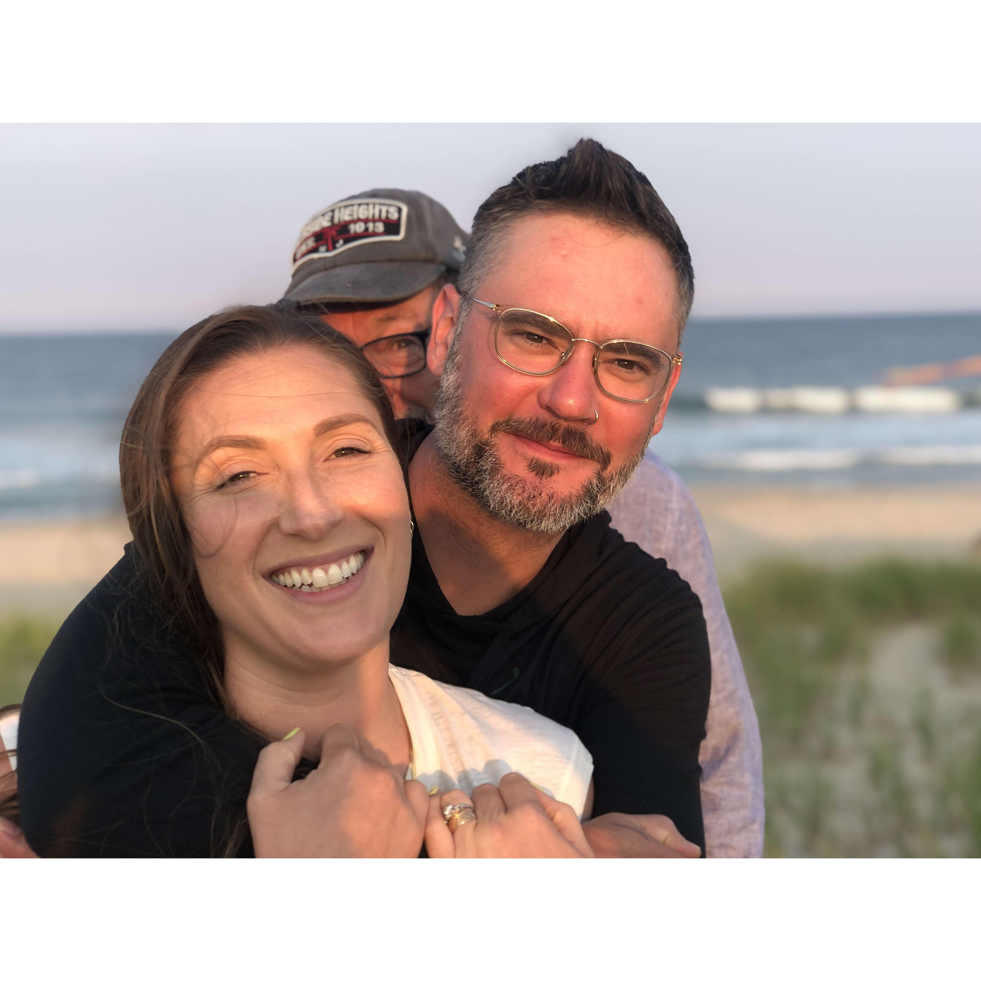 Emily & Mo (and Rog, Emily's dad)