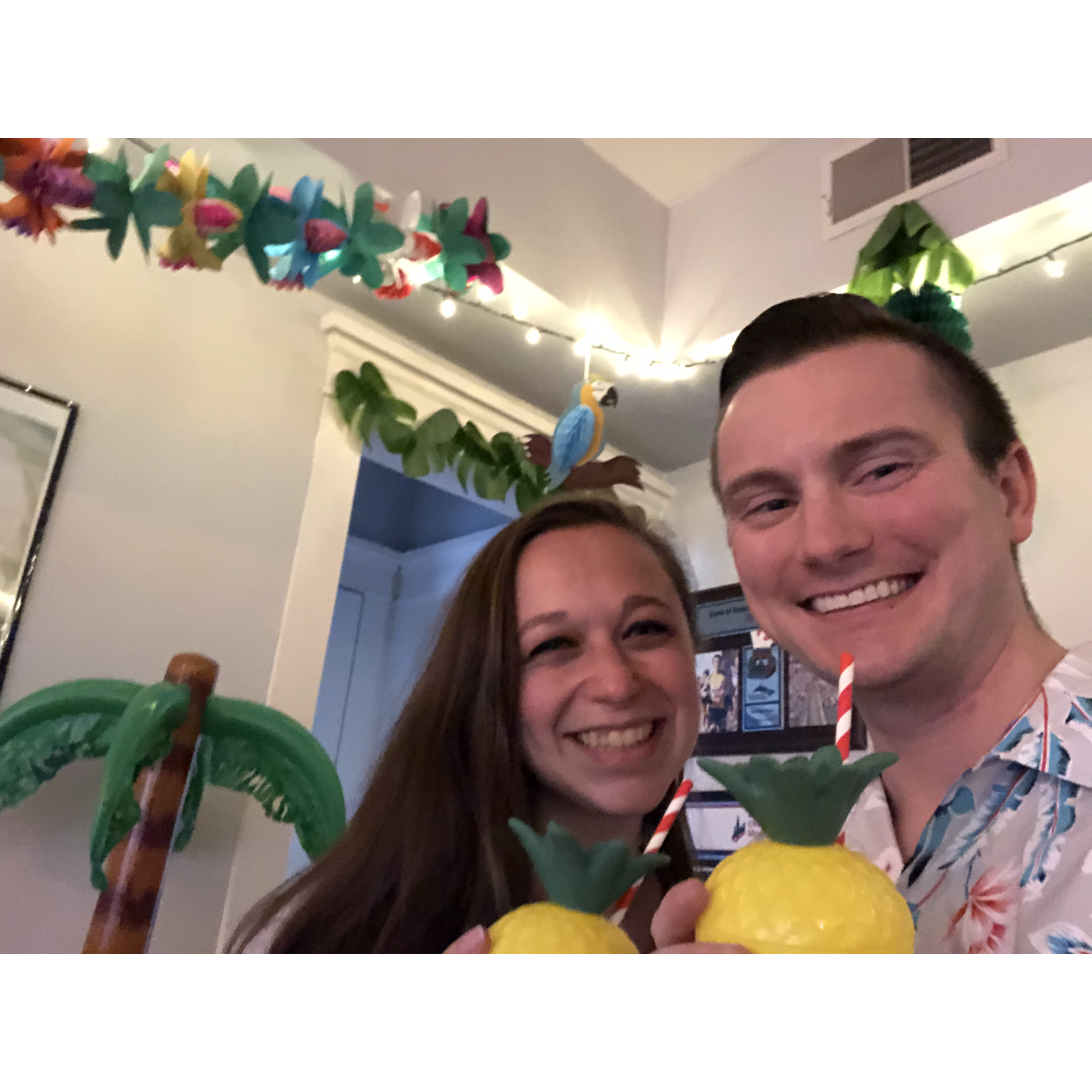Aloha! Surprise tropical stay-cation Matt did for Sharie!