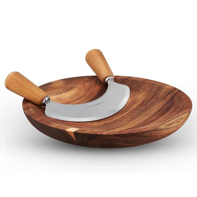 Cole & Mason Ashden Mezzaluna with Acacia Wood Board
