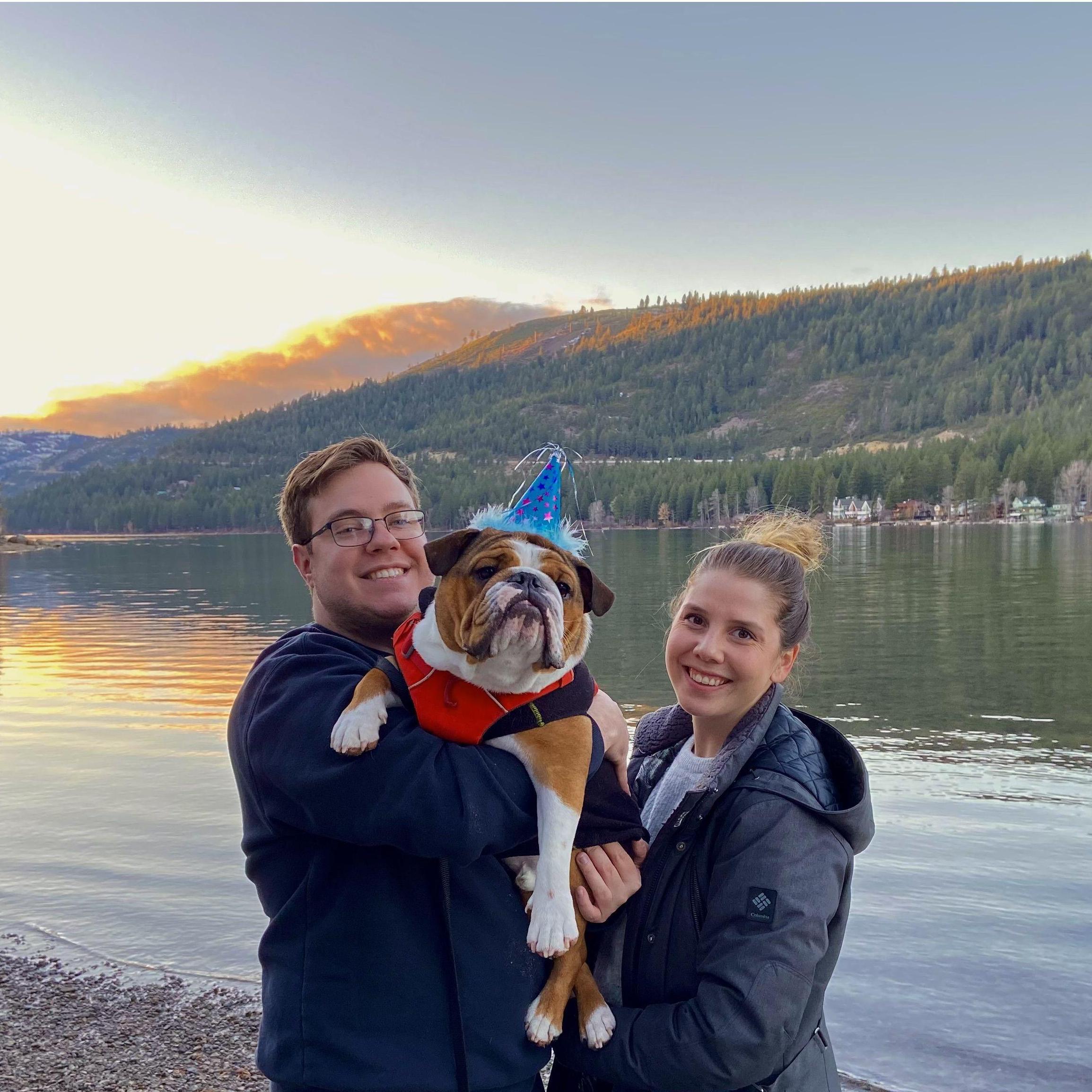 November 16th, 2020. Celebrating Tobey's 1st birthday in Lake Tahoe.