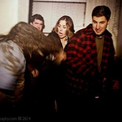 Romantic trip to the haunted house.