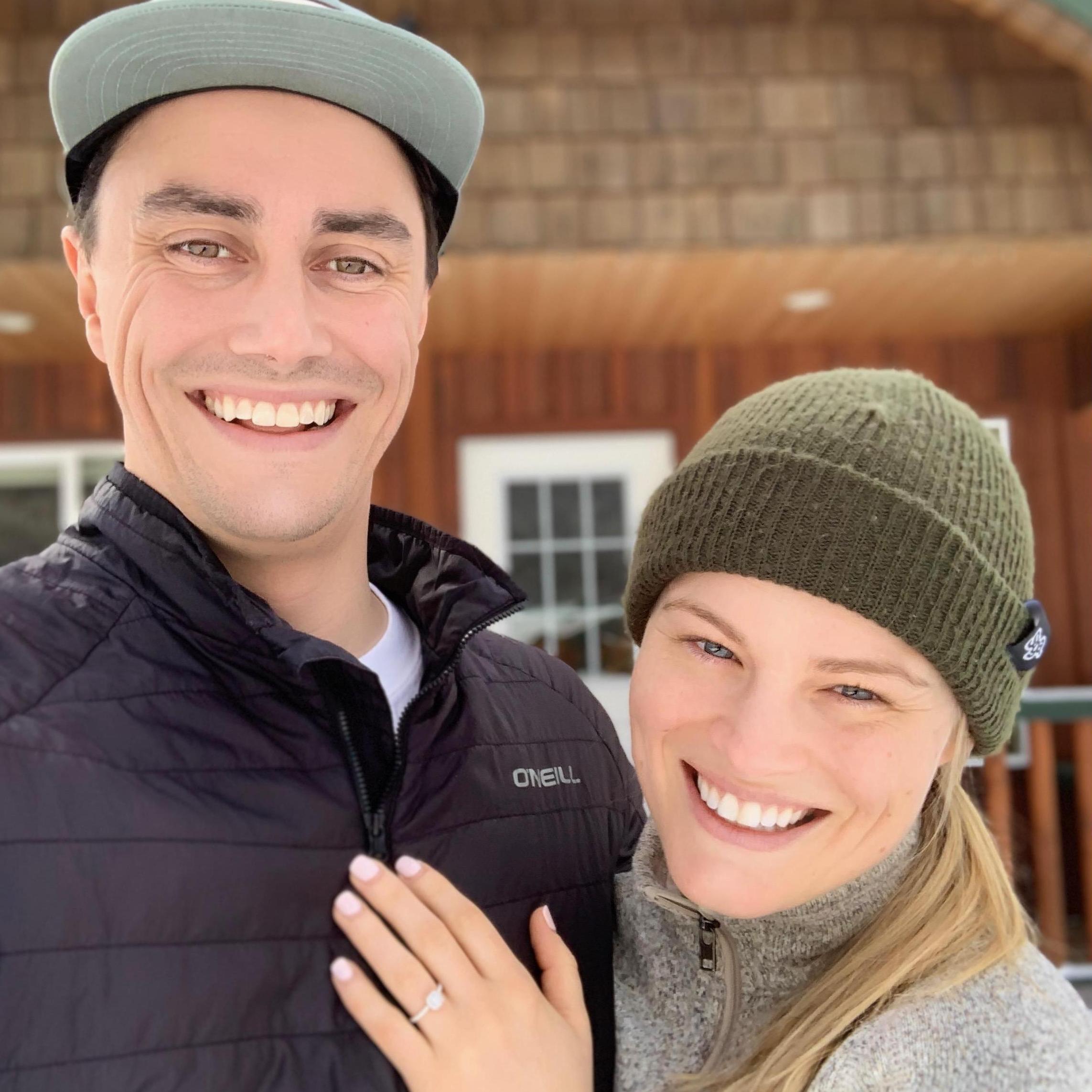 Andre proposed during a ski weekend getaway at Manning Park // February 1st 2020