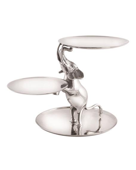 Star Home DesignsElephant 3-Tier Serving Stand