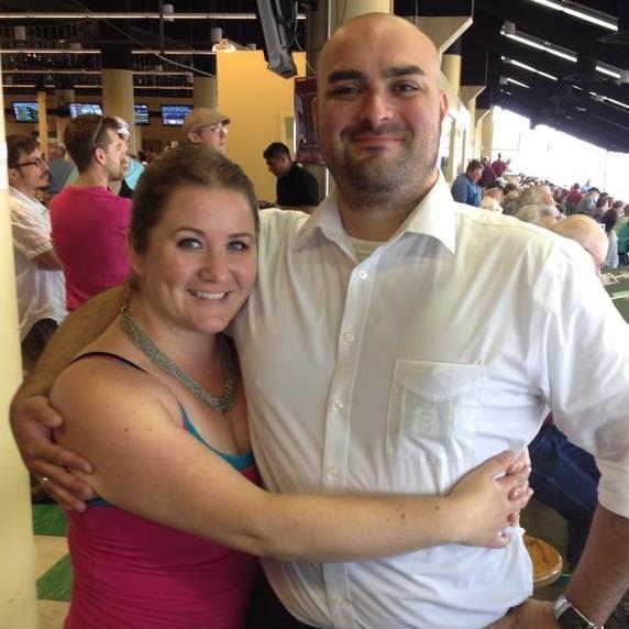 Our first trip to the horse track.