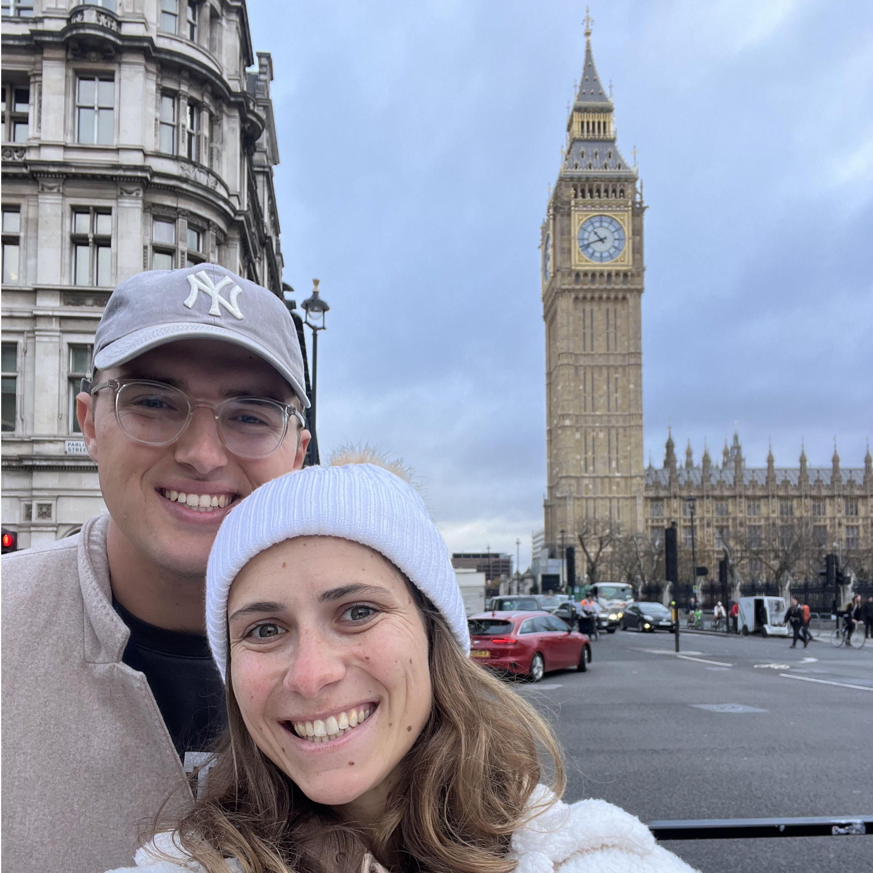 London, England! (Did you know that Curtis studied abroad?!?)