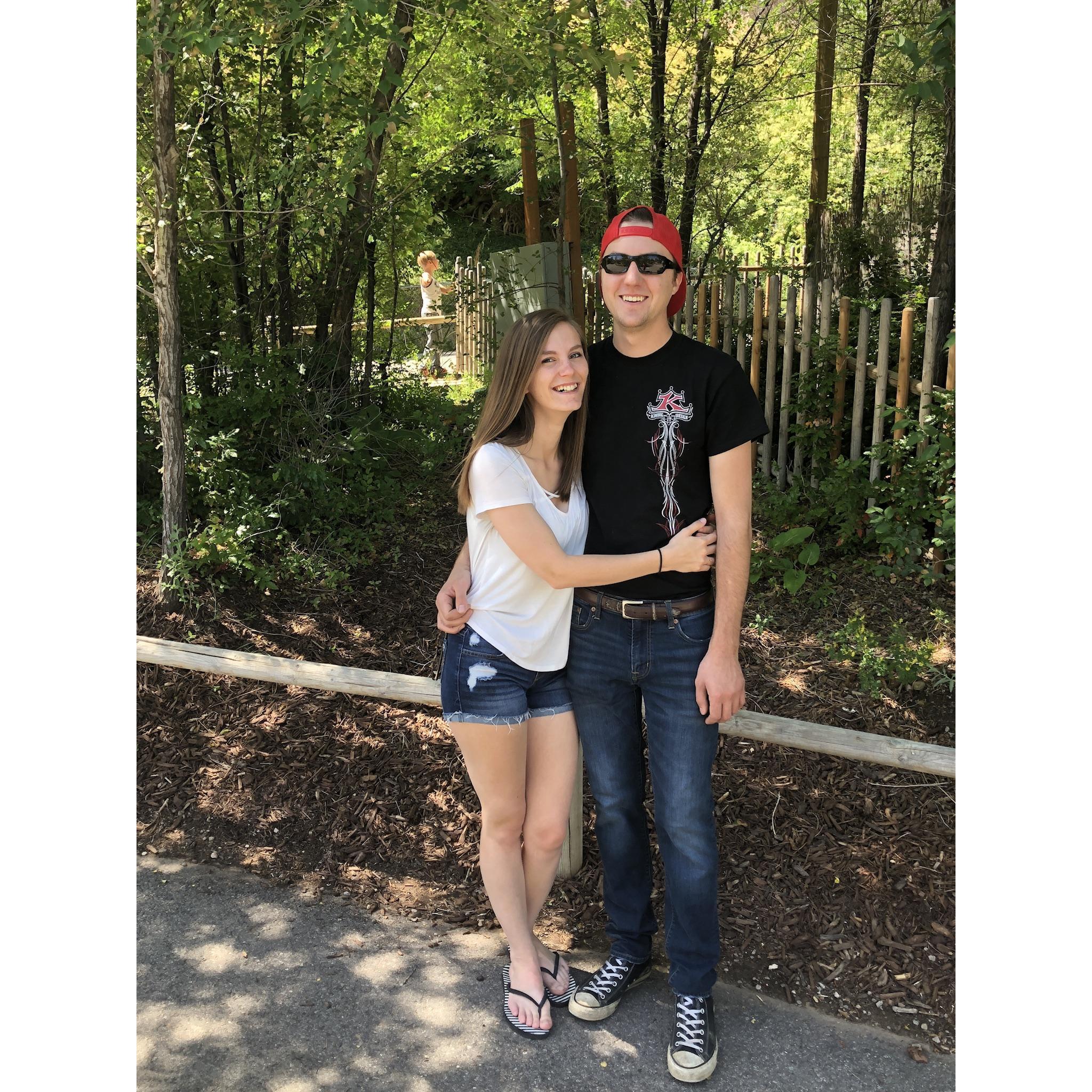 Taking in the Salt Lake City Zoo during our first trip to Utah!