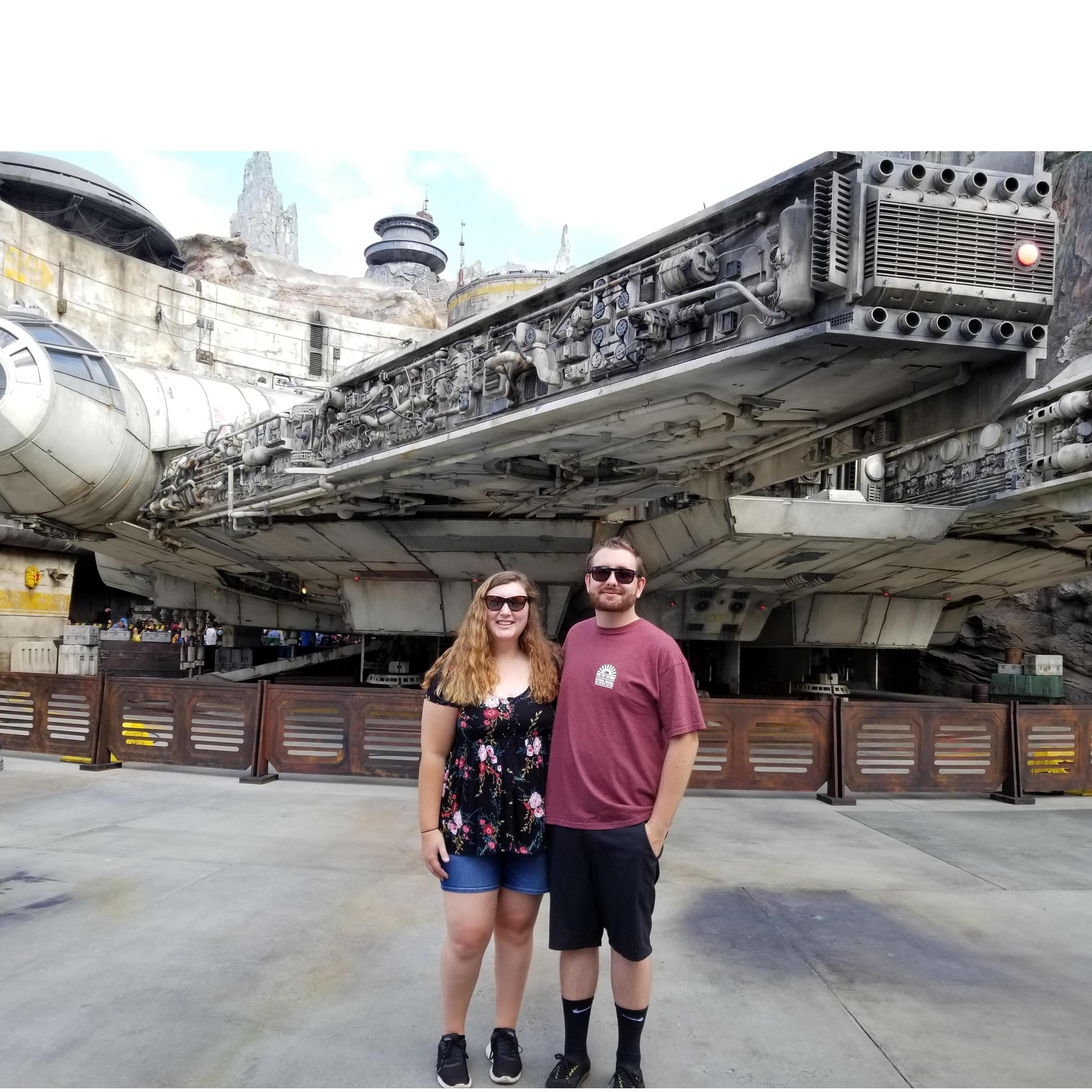 Our first time at Disney together, just months before moving to Arizona