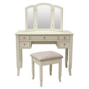Charlotte 2-Piece Vanity Set with Power Strip and USB in Ivory