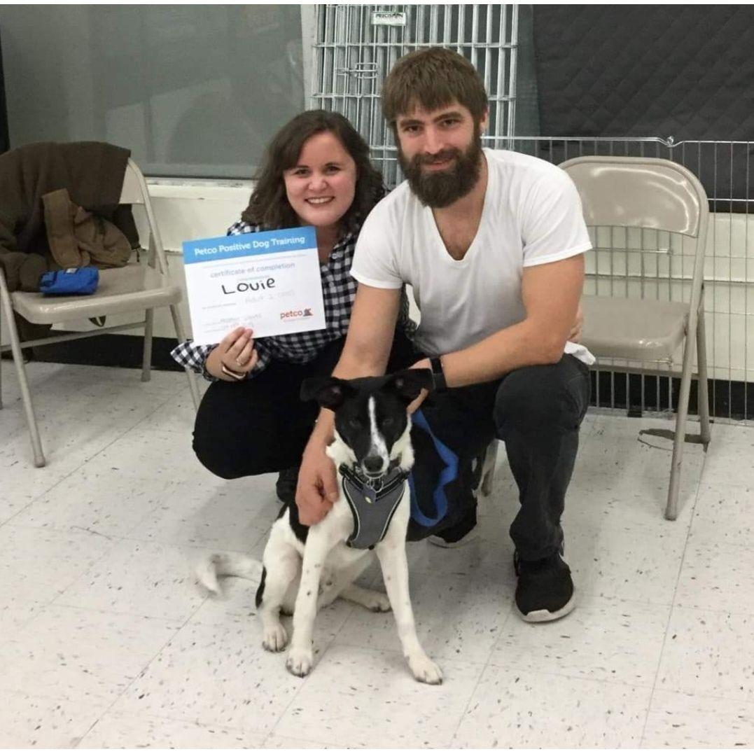 Louie's puppy graduation from Petco!