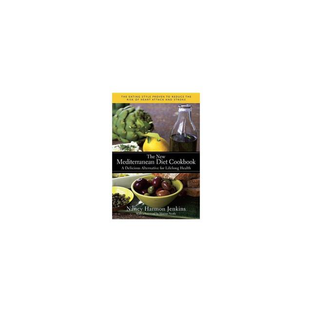 The New Mediterranean Diet Cookbook - by Nancy Harmon Jenkins (Hardcover)