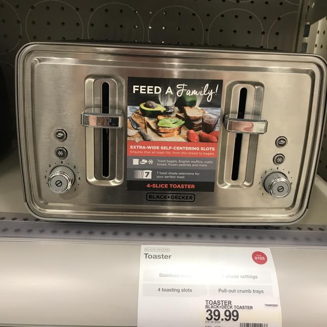 4slice toaster.   @Target